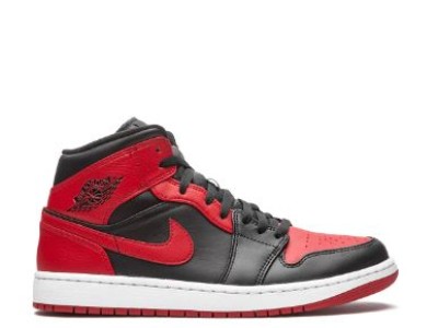 Color: Negro con rojo - Nike Air Jordan 1 Mid negro con rojo