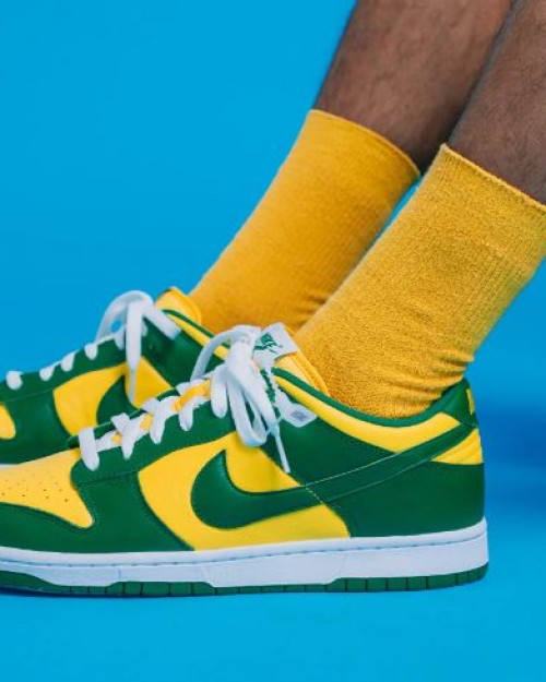 Nike SB Dunk Low verdes con amarillo - Tienda del Oso | Tienda de Zapatillas 
